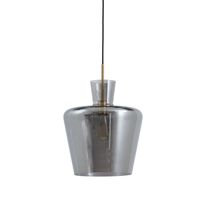 Light and Living hanglamp - zwart - glas - 2971027