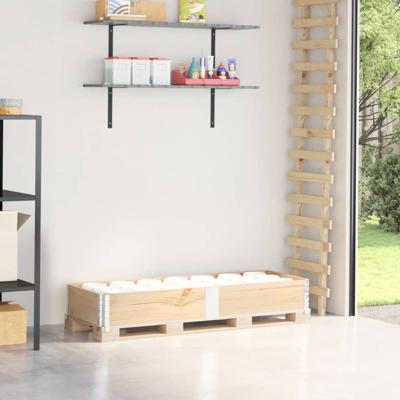 VidaXL Palletopzetrand 150x50 cm massief grenenhout