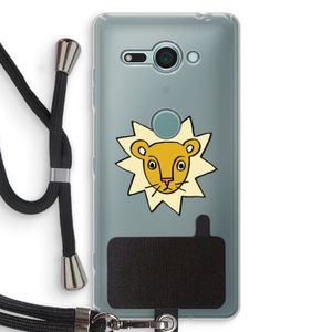 Kleine leeuw: Sony Xperia XZ2 Compact Transparant Hoesje met koord
