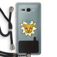 Kleine leeuw: Sony Xperia XZ2 Compact Transparant Hoesje met koord