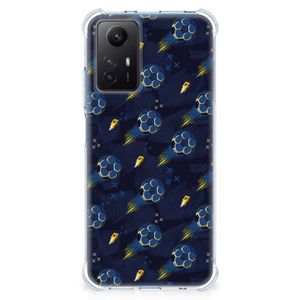 Doorzichtige Silicone Hoesje voor Xiaomi Redmi Note 12s Voetbal