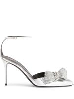 Giuseppe Zanotti sandales Mahrtina 90 mm en cuir - Argent - thumbnail