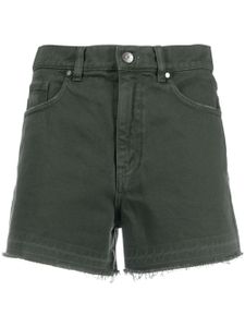 P.A.R.O.S.H. short en jean à effet usé - Vert