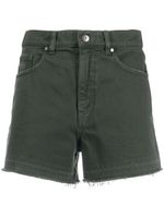 P.A.R.O.S.H. short en jean à effet usé - Vert