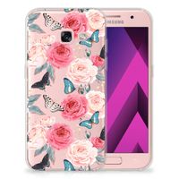 Samsung Galaxy A3 2017 TPU Case Butterfly Roses