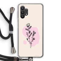 Roses are red: Samsung Galaxy A32 5G Transparant Hoesje met koord Roses are red: Samsung Galaxy A32 5G Transparant Hoesje met koord
