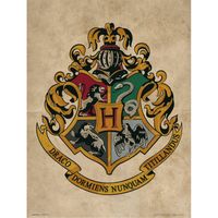 Kunstdruk Harry Potter Hogwarts Crest 30x40cm