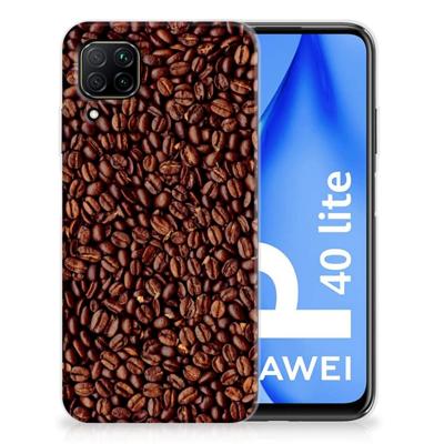 Huawei P40 Lite | Siliconen Case | Koffiebonen
