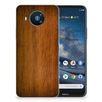 Nokia 8.3 | Bumper Hoesje | Donker Hout Nokia 8.3 | Bumper Hoesje | Donker Hout