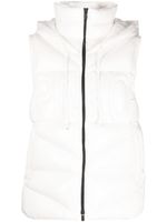 PINKO doudoune à capuche amovible - Blanc