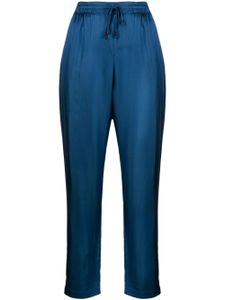 Hale Bob pantalon fuselé à motif satiné - Bleu