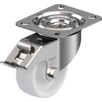 Blickle LEX-PO 80XR-FI Zwenkwiel met rem Wieldiameter: 80 mm Draagvermogen (max.): 150 kg 1 stuk(s)