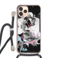 Camouflage de sommeil: iPhone 11 Pro Max Transparant Hoesje met koord