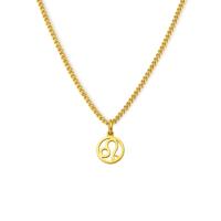 Minimalistische sterrenbeeld ketting - Stainless steel - Goud - Leeuw - Leo