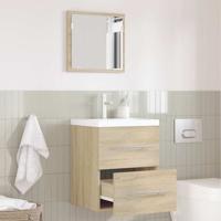 Badkamer Kast Sonoma eiken 41 x 38.5 x 48 cm Bewerkt hout