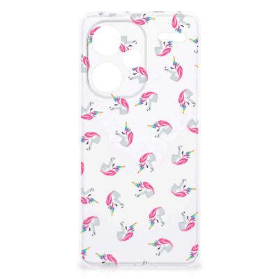 TPU bumper voor Xiaomi Redmi Note 13 Pro Plus Unicorns