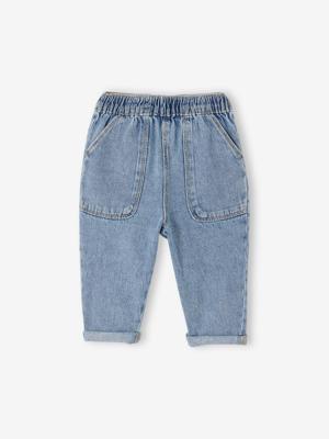 Babyjeans met elastische taille double stone