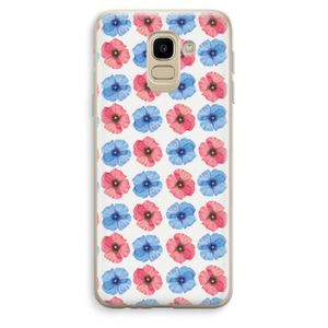 Klaproosjes: Samsung Galaxy J6 (2018) Transparant Hoesje