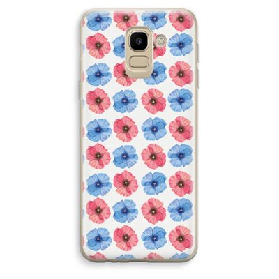 Klaproosjes: Samsung Galaxy J6 (2018) Transparant Hoesje