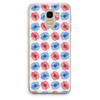Klaproosjes: Samsung Galaxy J6 (2018) Transparant Hoesje