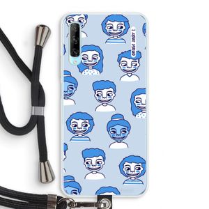 Gezichtjes: Huawei P Smart Pro Transparant Hoesje met koord