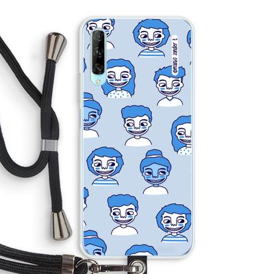 Gezichtjes: Huawei P Smart Pro Transparant Hoesje met koord