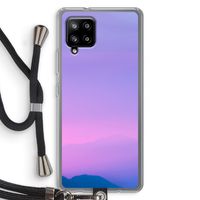 Sunset pastel: Samsung Galaxy A42 5G Transparant Hoesje met koord