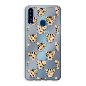 Tijger: Samsung Galaxy A20s Transparant Hoesje