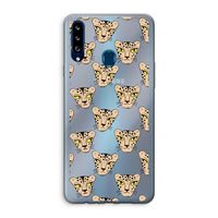 Tijger: Samsung Galaxy A20s Transparant Hoesje