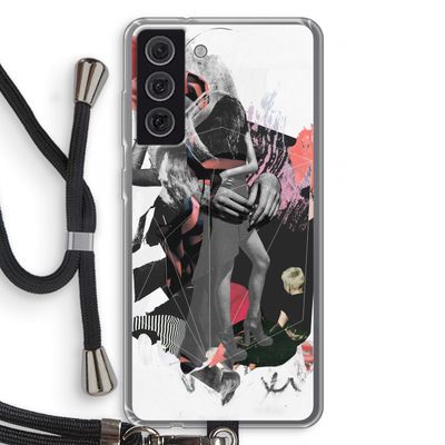 Dissimulation du réel: Samsung Galaxy S21 FE Transparant Hoesje met koord