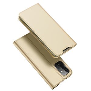 Dux Ducis - Pro Serie Slim wallet hoes -Samsung Galaxy A72  - Goud