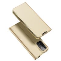 Dux Ducis - Pro Serie Slim wallet hoes -Samsung Galaxy A72  - Goud - thumbnail