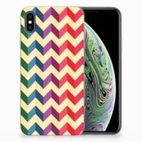 Apple iPhone Xs Max | TPU bumper | Zigzag Multi Color Apple iPhone Xs Max | TPU bumper | Zigzag Multi Color