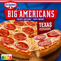 Dr. Oetker Big Americans Pizza Texas 435 g bij Jumbo