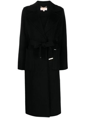Michael Michael Kors manteau ceinturé à boutonnière croisée - Noir
