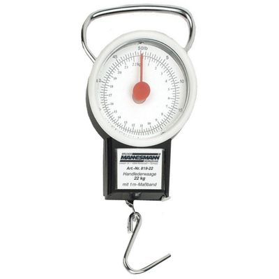 Brüder Mannesmann Handbagageweger 22 kg 1 meter (Hobby) - 819-22