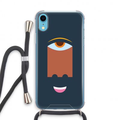 Mono M: iPhone XR Transparant Hoesje met koord
