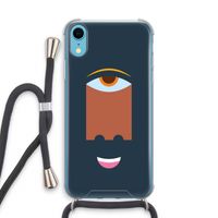 Mono M: iPhone XR Transparant Hoesje met koord
