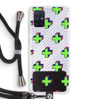 8-bit N°10: Samsung Galaxy A71 Transparant Hoesje met koord