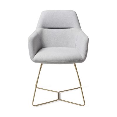 Jesper Home Kinko eetkamerstoel Cloud beehive gold