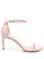 Stuart Weitzman sandales Nu Naked Straight 85mm en cuir - Rose - thumbnail