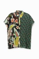 Shirt met tweedelige print - MATERIAL FINISHES - S