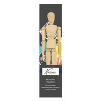 Houten anatomie model tekenpop/mannequin man 30 cm   -