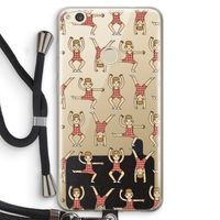 Gymboys: Huawei Ascend P8 Lite (2017) Transparant Hoesje met koord