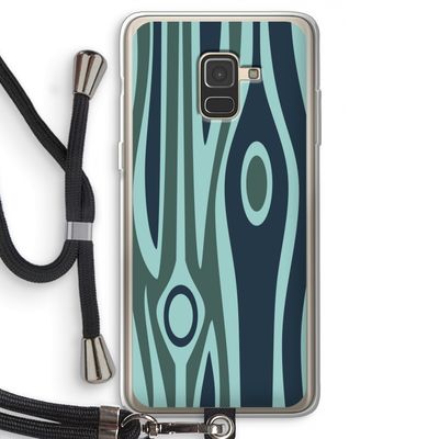 Bast B: Samsung Galaxy A8 (2018) Transparant Hoesje met koord