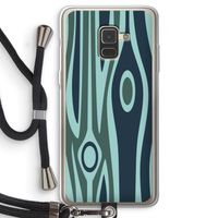 Bast B: Samsung Galaxy A8 (2018) Transparant Hoesje met koord