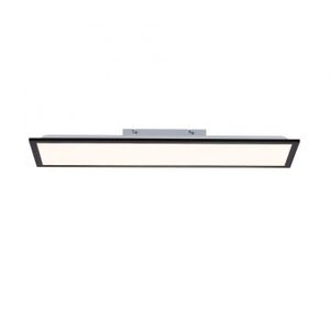 Paul Neuhaus Plafondlamp Flat 80 x 25 cm zwart