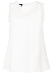 SHIATZY CHEN blouse à détails de dentelle - Blanc