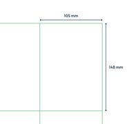Etiket Qbasic A4 1.000 vel 105x148 mm 4000 labels