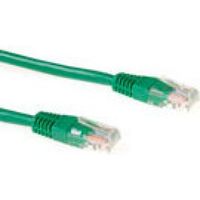 ACT Groene 3 meter U/UTP CAT5E patchkabel met RJ45 connectoren